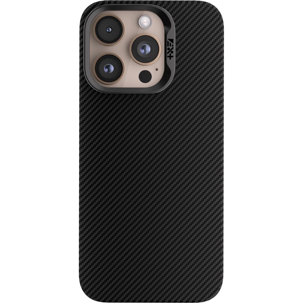 Karbonowe etui Next One Air Shield Case wykonane z włókien Kevlar dla iPhone 16  Pro, czarne.